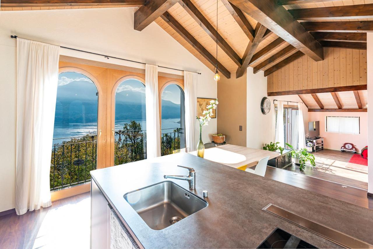 Casa Luna - Wonderful Lake View Brione sopra Minusio Buitenkant foto