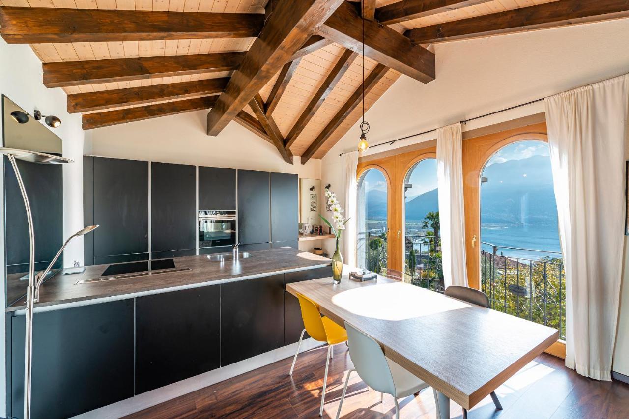 Casa Luna - Wonderful Lake View Brione sopra Minusio Buitenkant foto